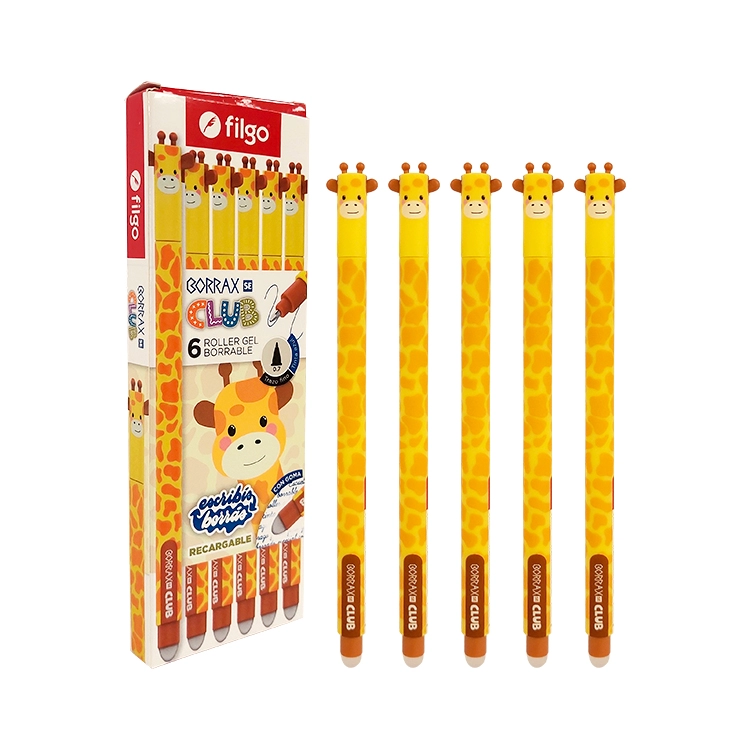 Boligrafo Lapicera Borrable Filgo Roller Gell Borrax SE Jirafa por unidad Art.BRXSE7-C6-CLB9